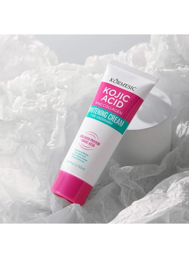 Kormesic كريم تفتيح تحت الإبط بحمض الكوجيك والكولاجين 50 مل - Image 2